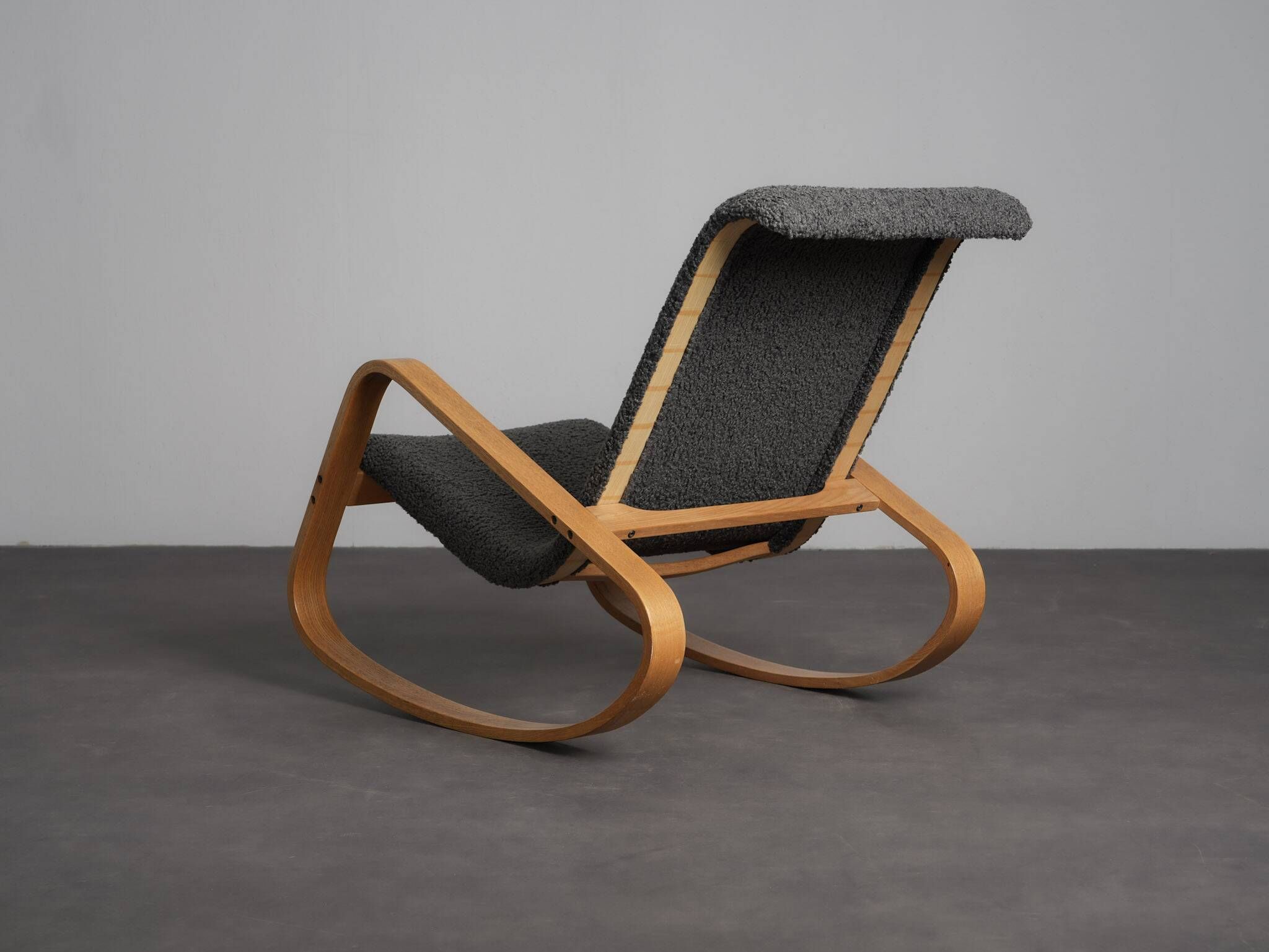 “Dondolo” bentwood rocking chair by Luigi Crassevig for Crassevig, Italy, 1970s
