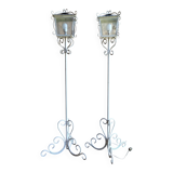 Wrought iron floor lamp (*2)