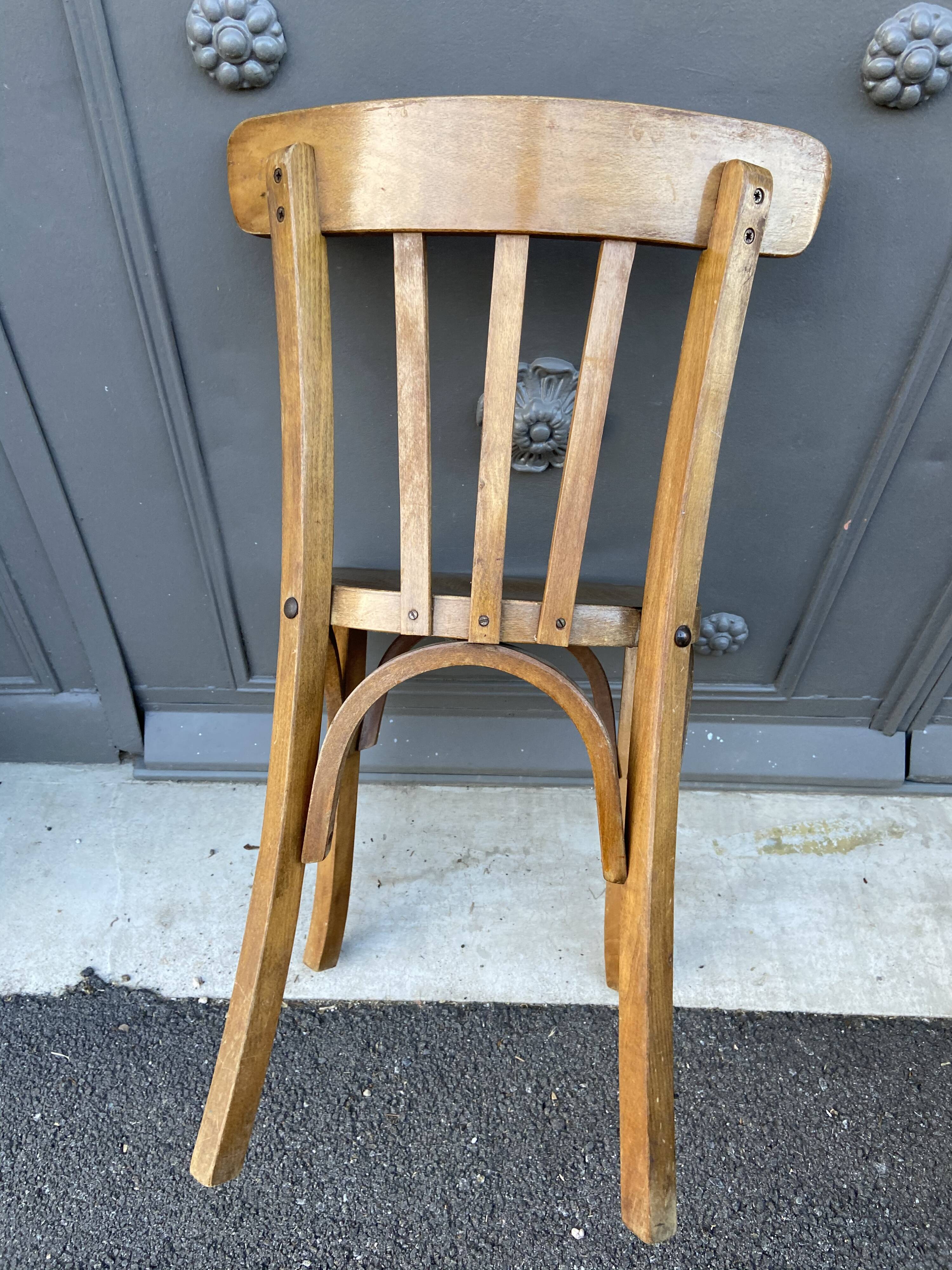 Pair of vintage bistro chairs