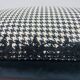 Coussin rectangulaire, Housse et Insert, Noir et blanc. Modèle Alexandra
