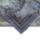Tapis fait à la main antique turc des années 1970 154 cm x 264 cm tapis gris