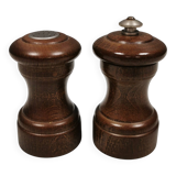 Beautiful salt and pepper set with Peugeot grinder.