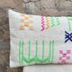 Handmade cushion cover in Berber wool Moroccan Kilim cushion 60x40