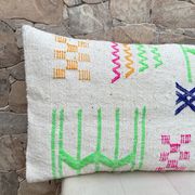 Handmade cushion cover in Berber wool Moroccan Kilim cushion 60x40
