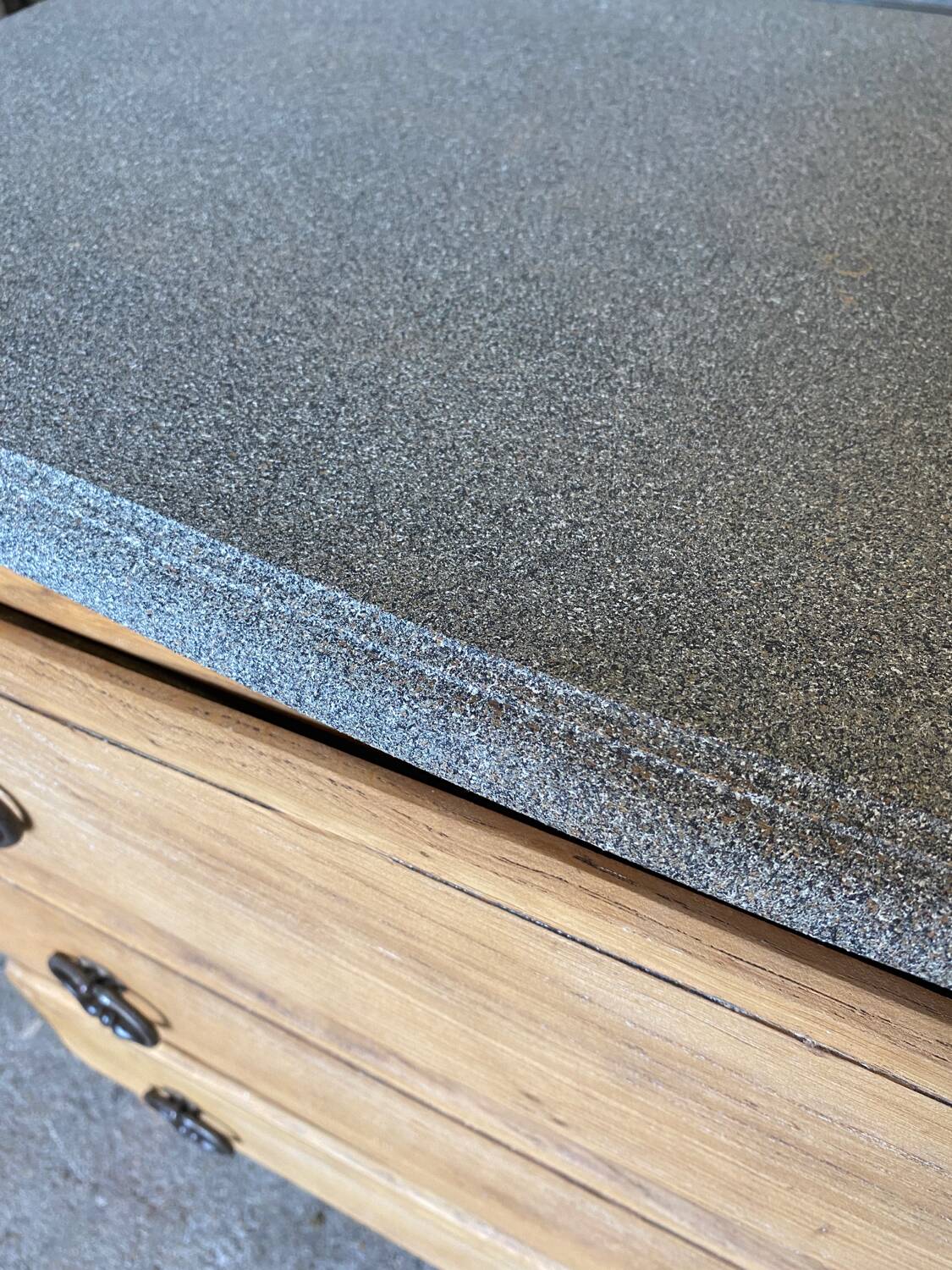 Granite effect chest of drawers