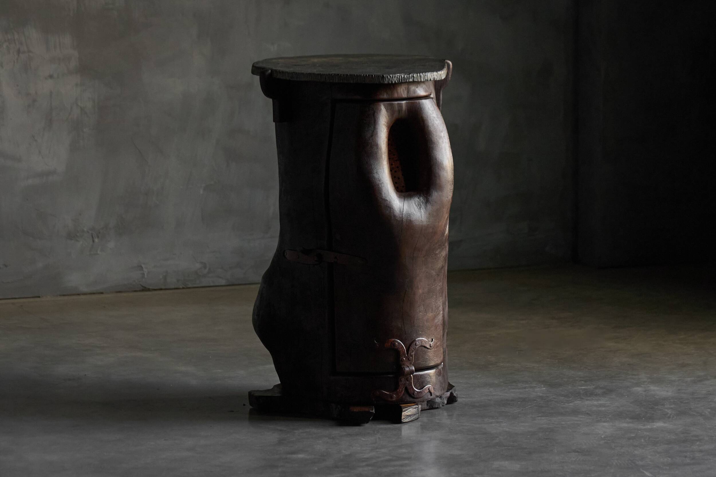 Vernacular rustic side table, France, 19th century