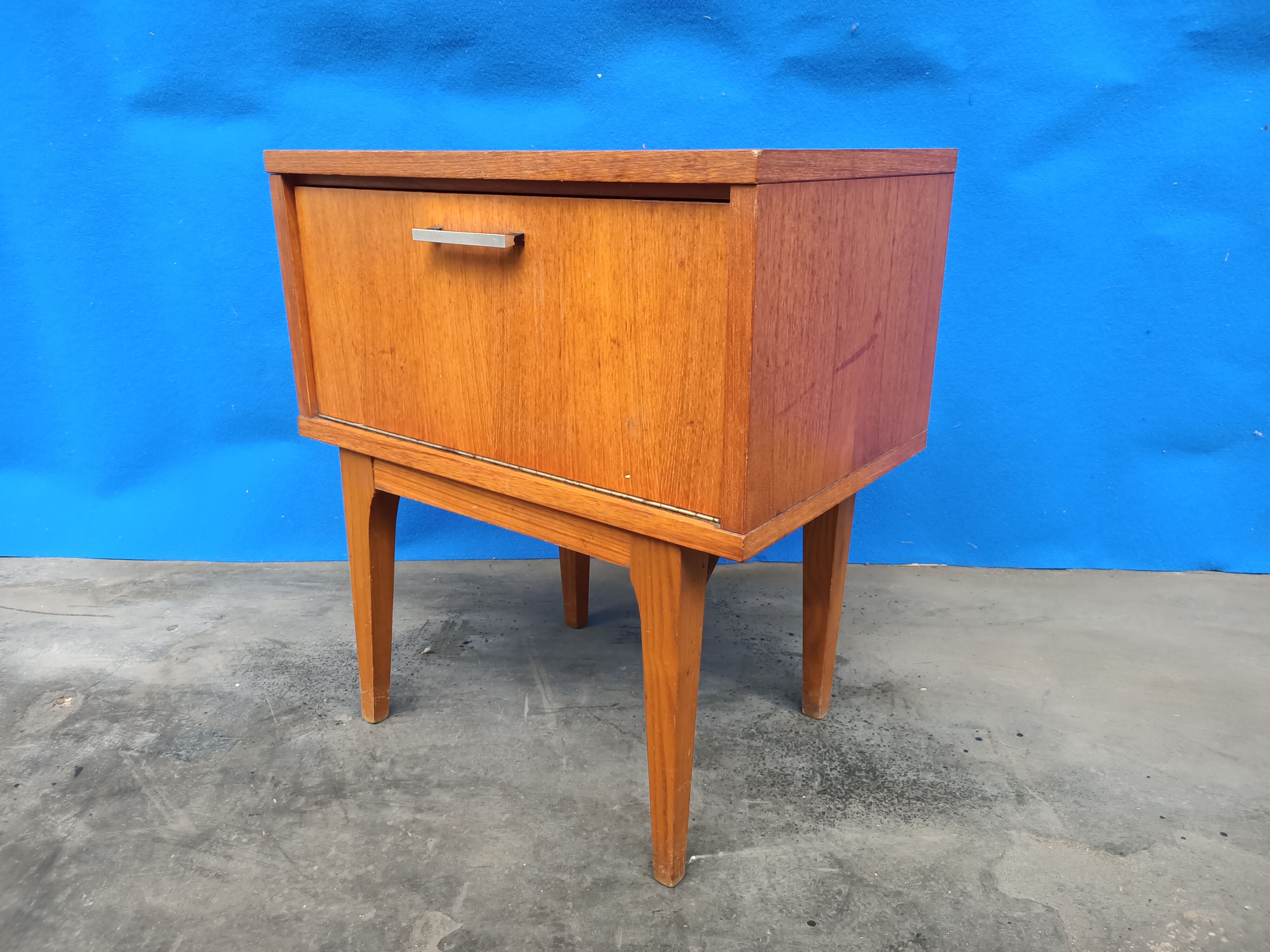 Vintage bedside compass feet