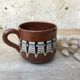 Paire de mugs en céramique marbrée