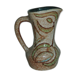 Pitcher ceramic vase zoomorphic bird Accolay 1960