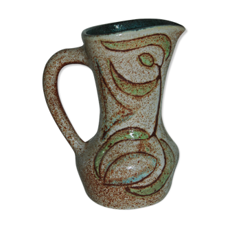 Pitcher ceramic vase zoomorphic bird Accolay 1960