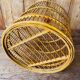 Cage à oiseau ancienne en bois