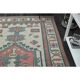 1970s Vintage Turkish Handmade Wool & Cotton Pink Area Rug 172x263