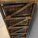 Commode vintage en rotin et osier