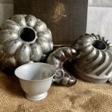 Set of 4 old baking form