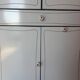 Armoire de salle de bain bleue