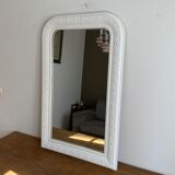 Miroir Louis Philippe at the end of the 19th century. 110x75. White.