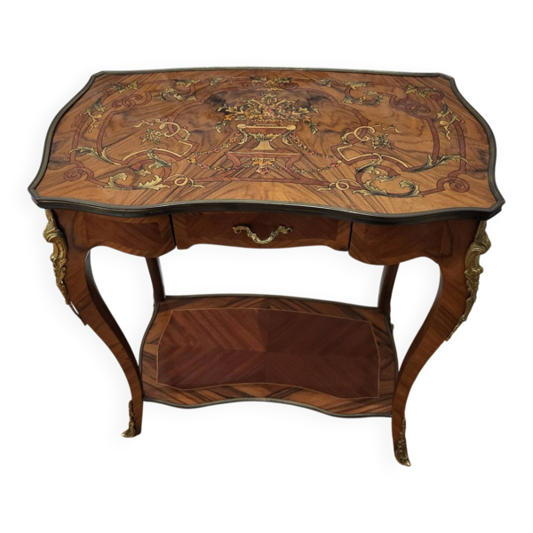 Console louis XV marqueterie