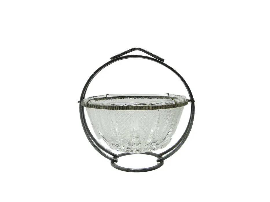 AGT Sugar Bowl, mid-century modern, transparent glass