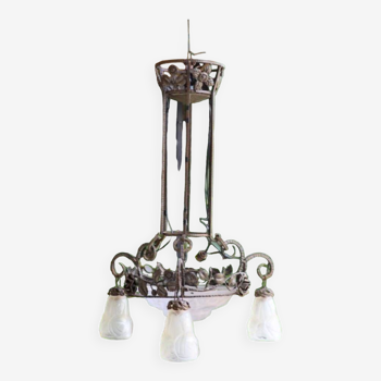 Imposing Art Deco chandelier - Degué