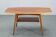 Table basse danoise en teck et chêne des années 1960