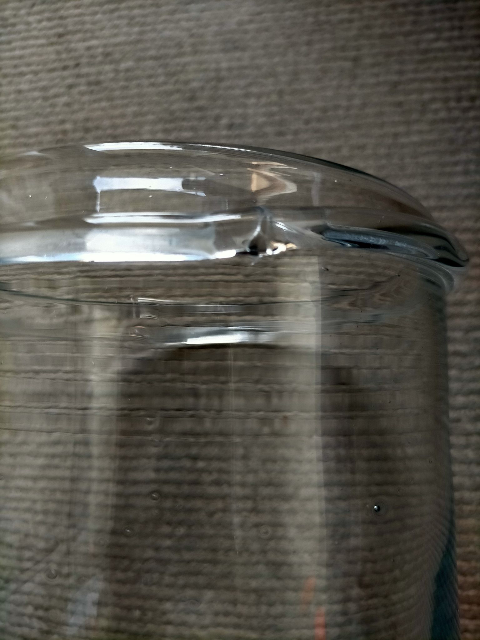 Blown glass jar