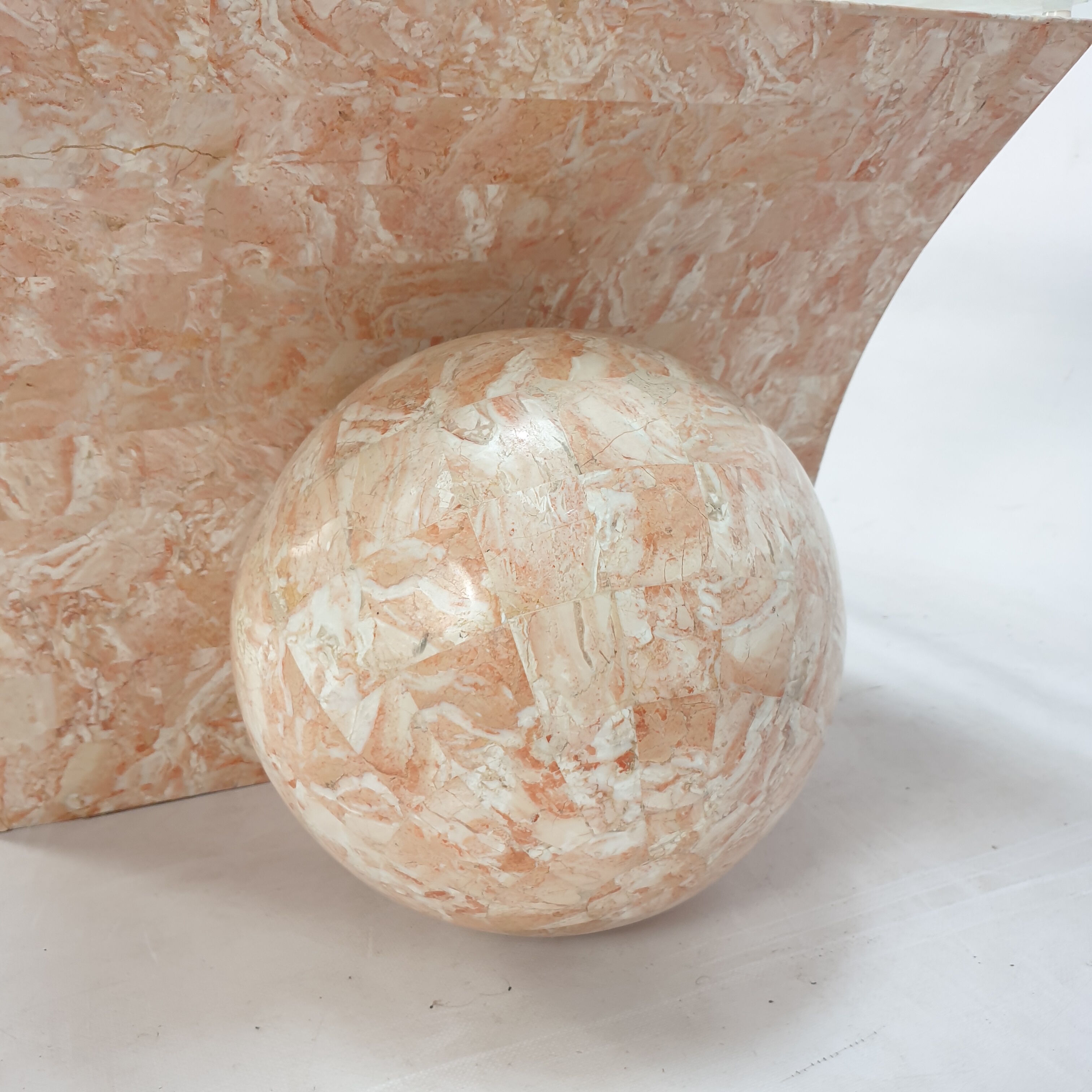 Magnussen ponte mactan stone coffee table, 1980s