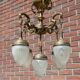 Mid-20th century brass chandelier, Western Europe