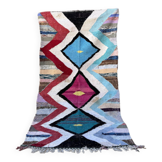 Colorful Moroccan rug - 146 x 272 cm
