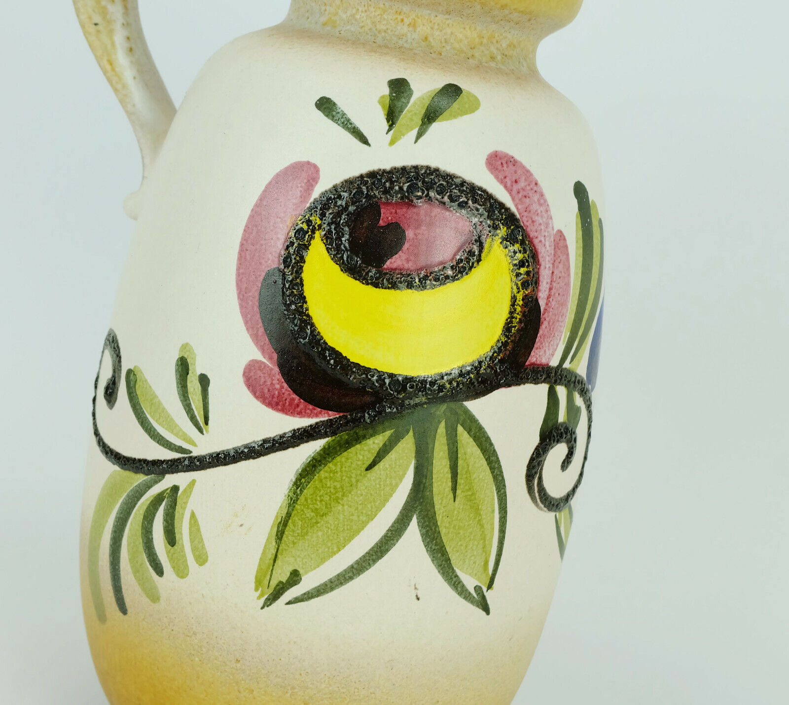 Scheurich vase colorful fat lava flower decor model 484-27