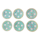6 assiettes chinoises Wan Shou Wu Jiang