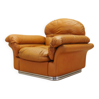 Fauteuil orange, design Space Age, années 1960, production : Italie