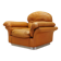 Orange armchair, Space Age design, 1960s, production: Italy