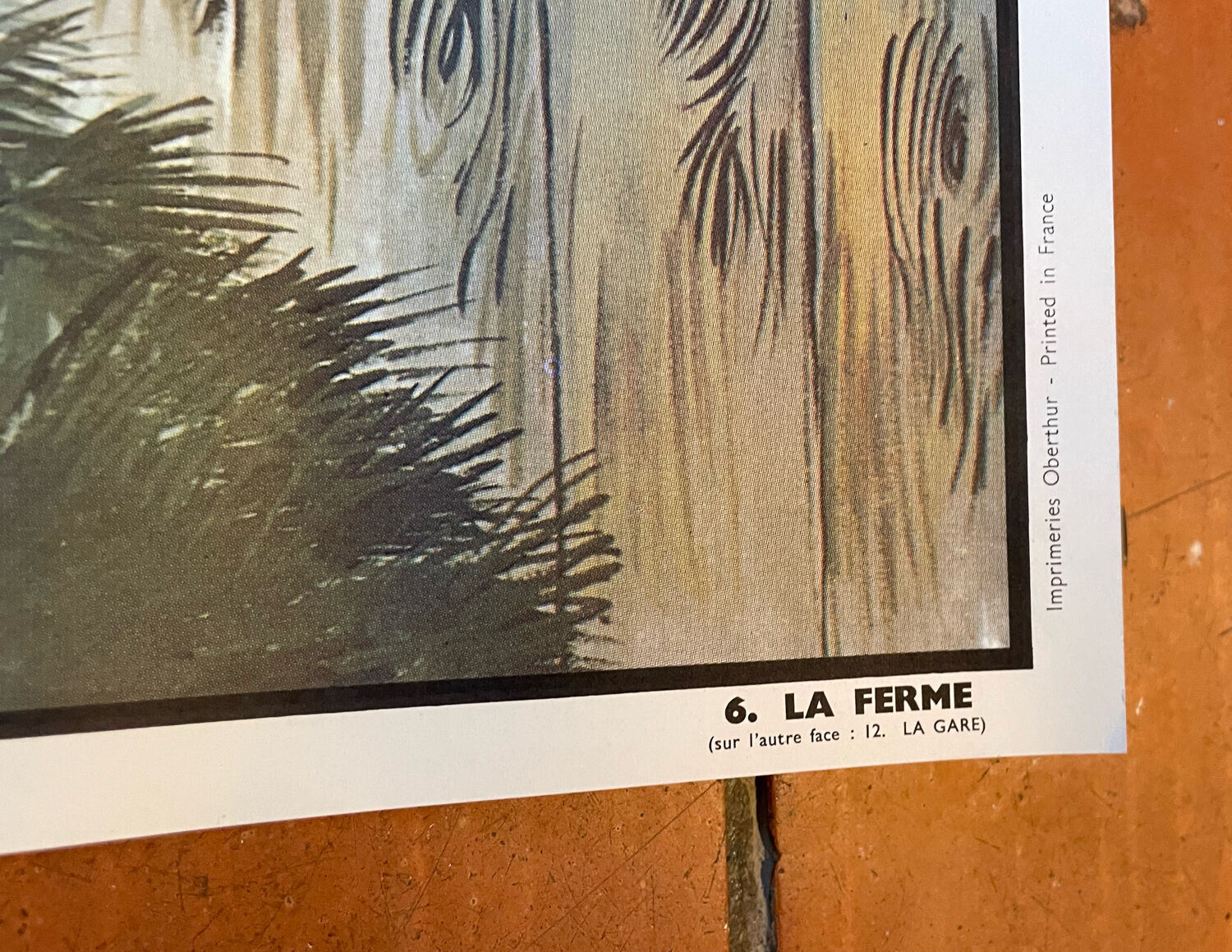 Ogé-Hachette poster "the farm / the station"