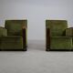 Paire de fauteuils club Art Déco, vers 1930
