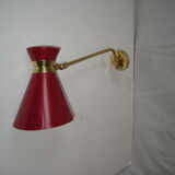 Diabolo arm wall lamp from the 50s