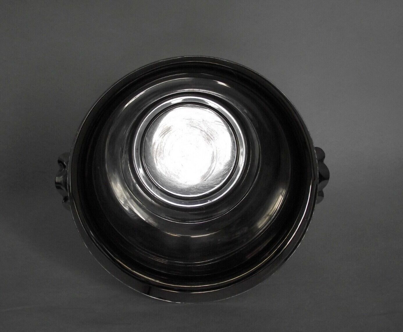 Silver stainless steel champagne bucket 18.10