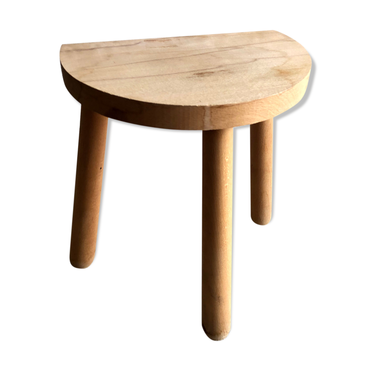 Wooden tripod stool