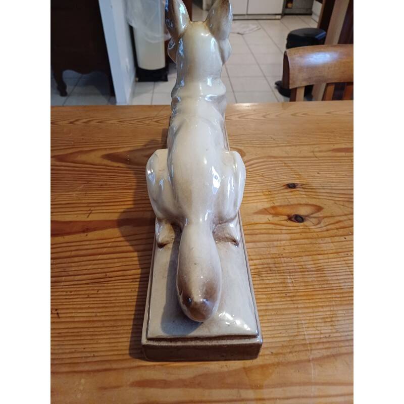 "Dog" earthenware by: L.François