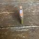 Vintage silver match chrome + gold metal lighter made in france