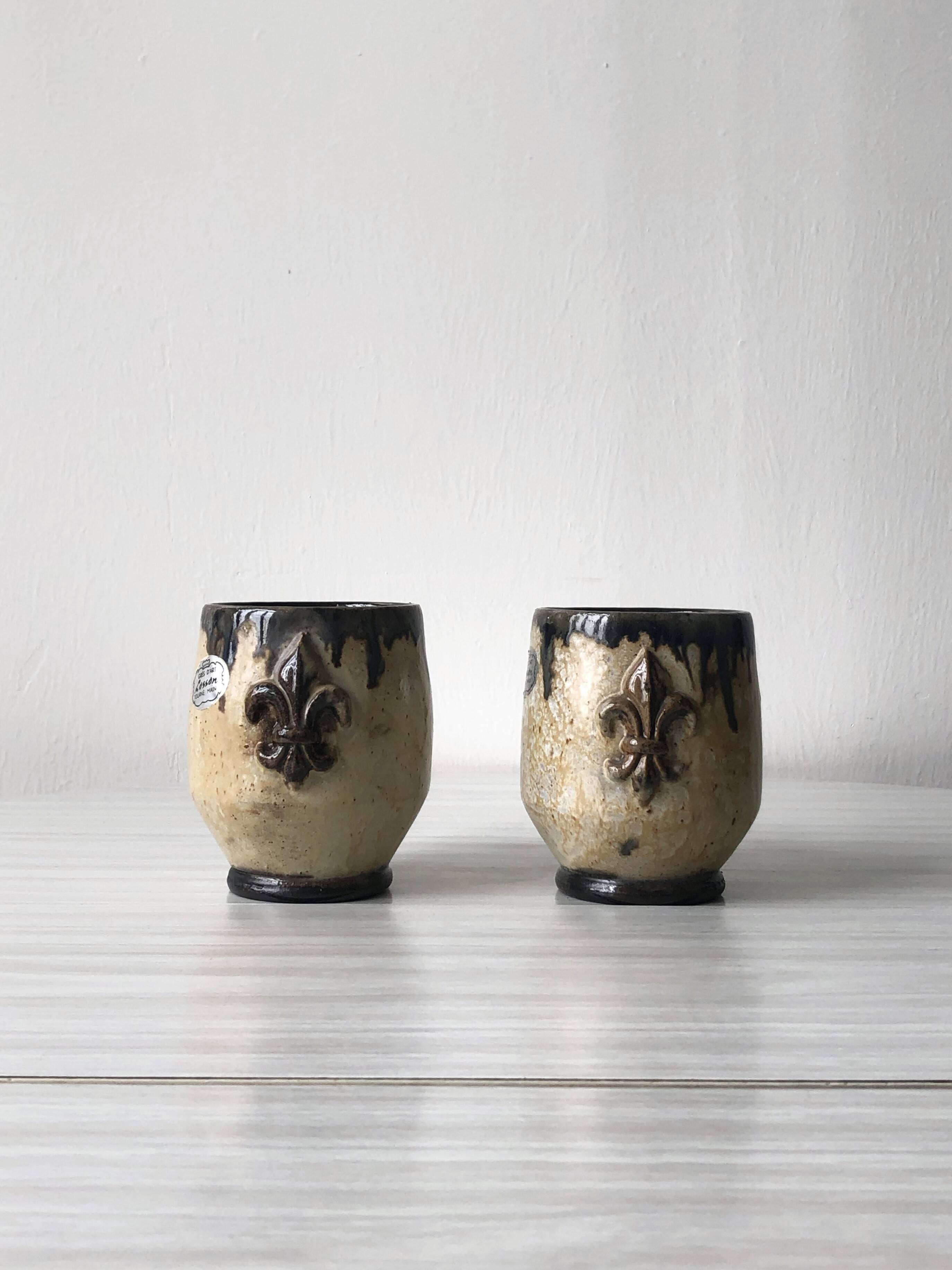 2 steins - mugs in real Losson stoneware
