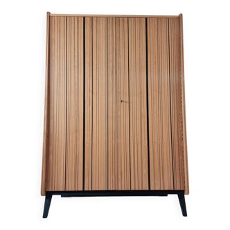 Vintage wardrobe in ash by Tatra Nabytok, 1970s