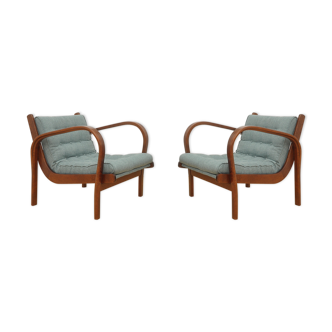 Armchair By K. Kozelka & A. Kropacek For Interier Praha, 1940s, Set Of 2