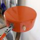 Large vintage orange lamp by Anders Pehrson for the Atelje Lyktan 1970