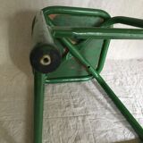 Green military stool