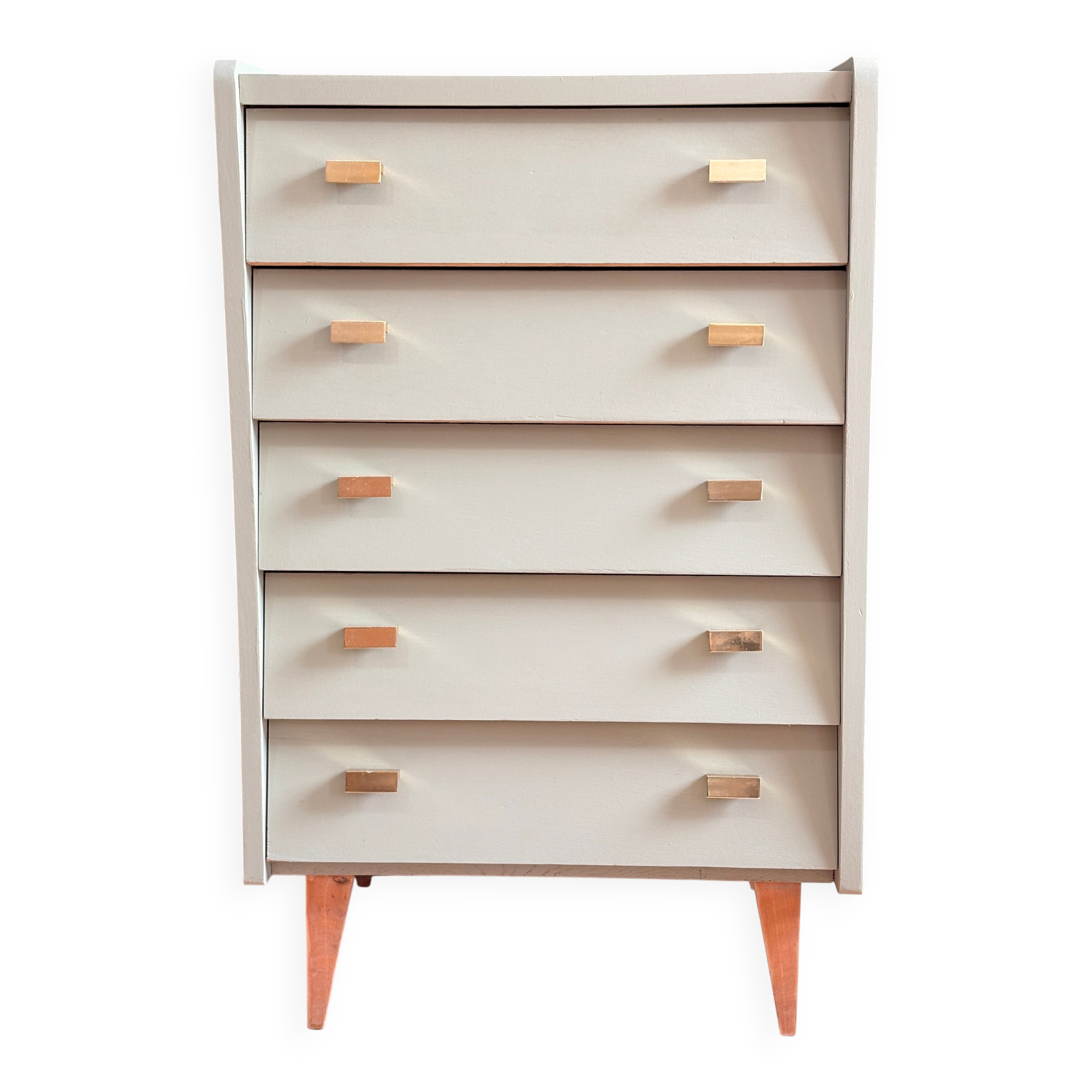 1940s green Luxembourg chest of drawers