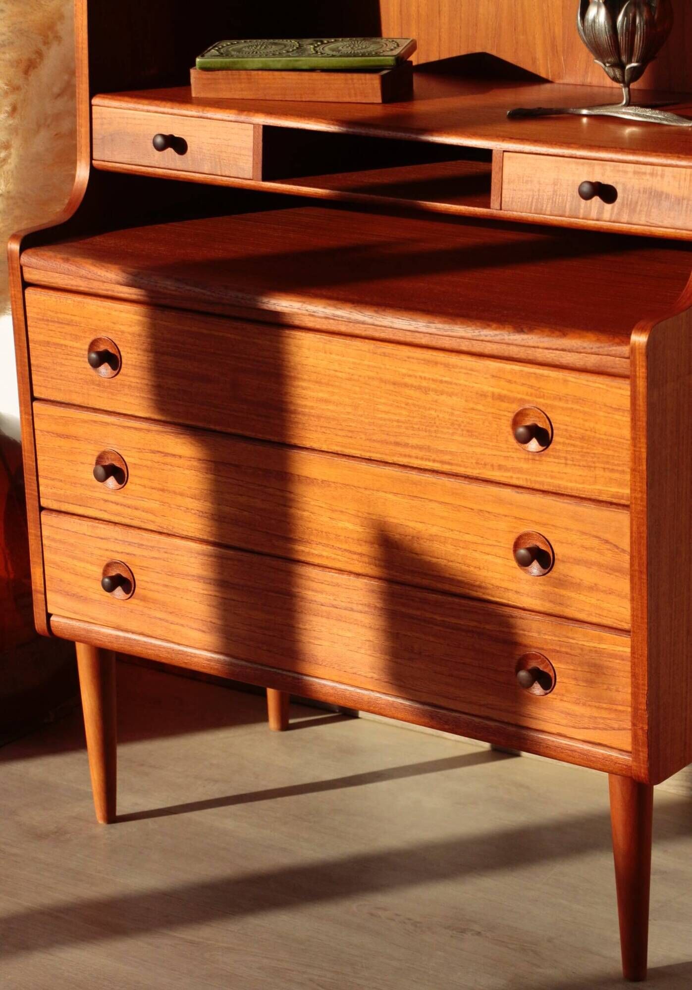 Secrétaire scandinave en teck - MSE Mobler 1960