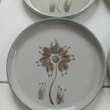 Flat plate in real France stoneware