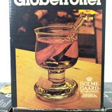 4 verres à grog et mélangeurs, Holmegaard années 70