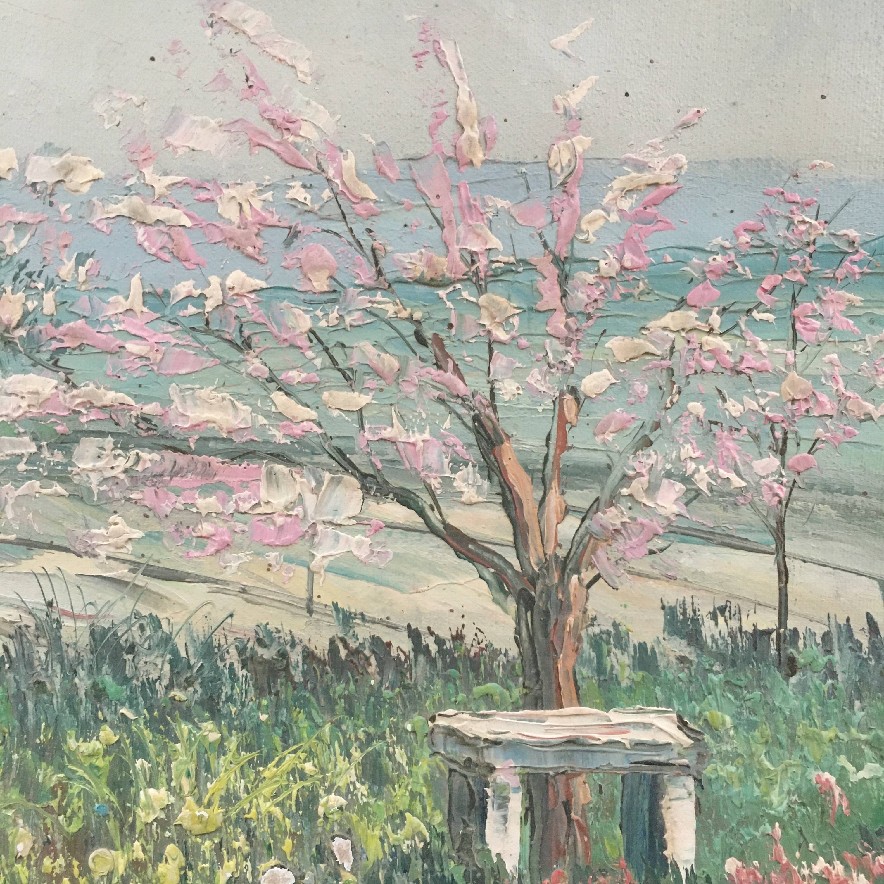 Cherry blossom painting