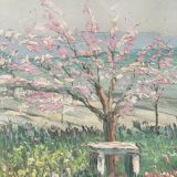 Cherry blossom painting